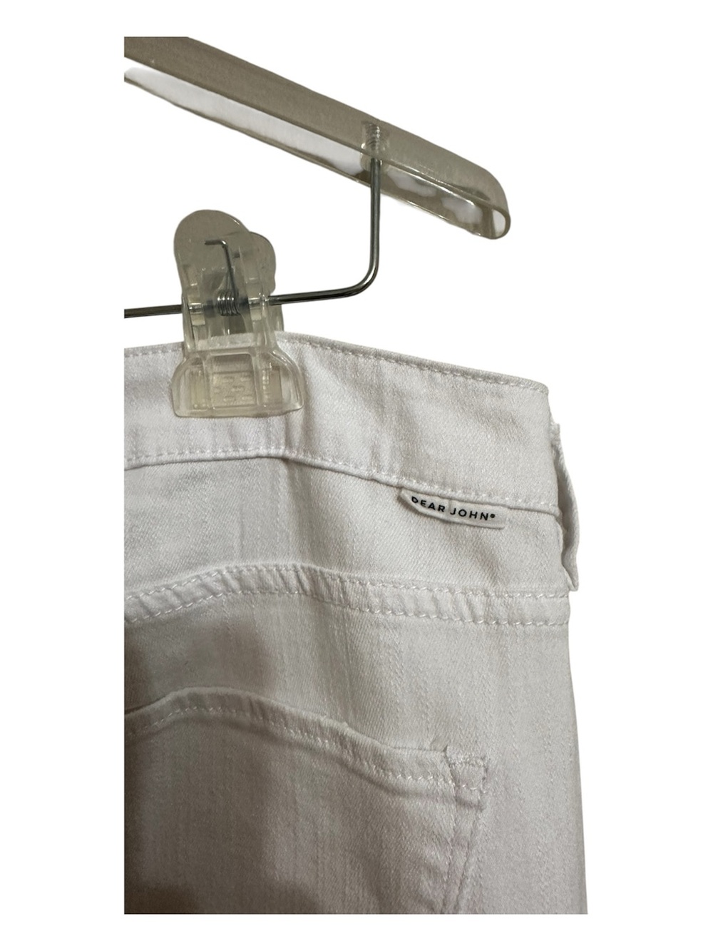 NEW DEAR JOHN DENIM Jaxtyn Highrise Bootcut Jeans In Optic White Size 29 - Picture 5 of 10